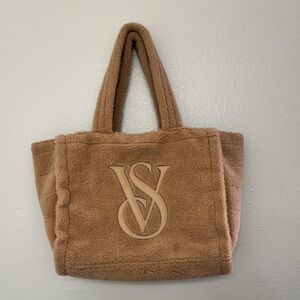Victorias Secret Plush Fleece Tote Bag